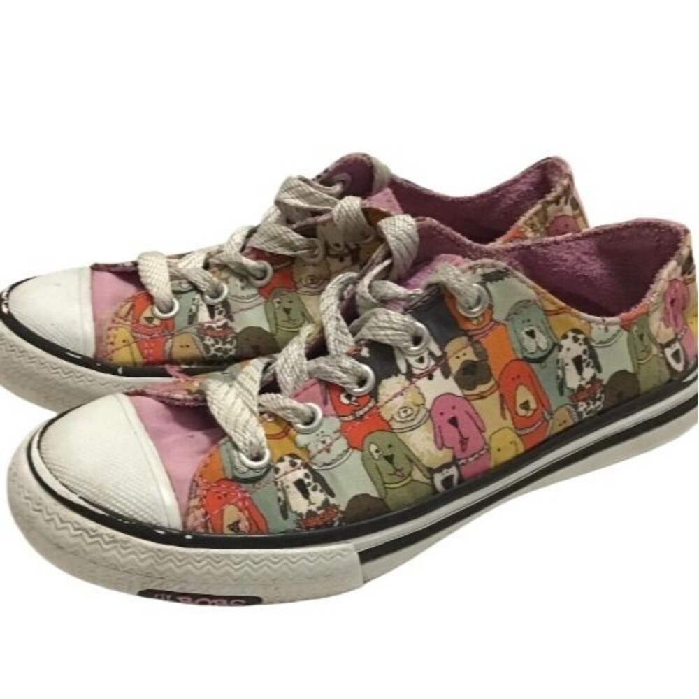 Skechers Lil Bobs Utopia Dogs Athletic Shoes Sneakers Youth Size 13 Puppy Dog